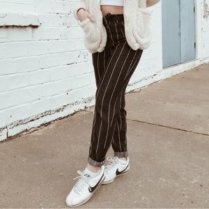 Pinstripe pants